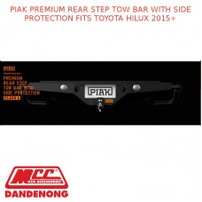 PIAK PREMIUM REAR STEP TOW BAR WITH SIDE PROTECTION FITS TOYOTA HILUX 2015+